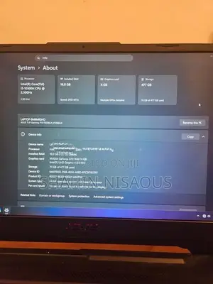 Asus TUF F15 i5 10th Gen GTX 1650 16GB 512GB