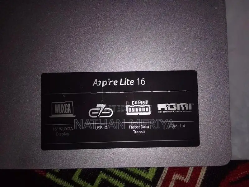 Acer Aspire Lite 16 – 13th Gen i3 16GB RAM 512GB SSD