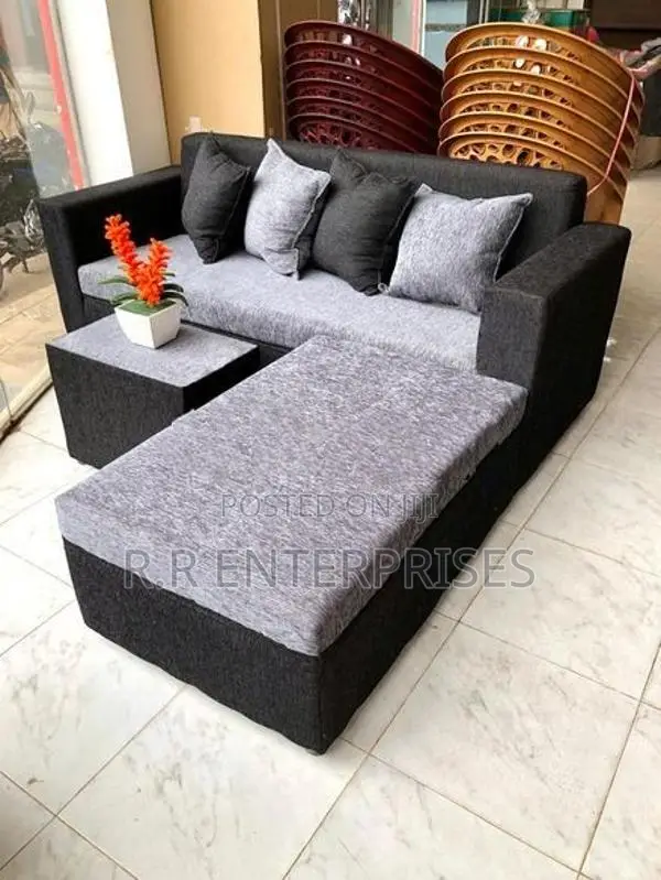 Bed Sofa Set with Stool Pillow