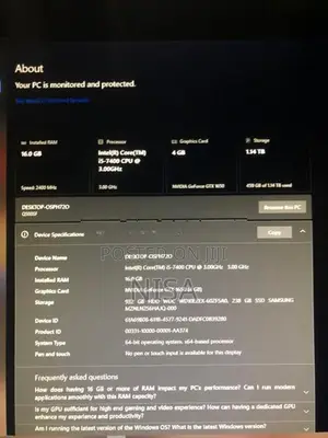 ASUS I5 7th