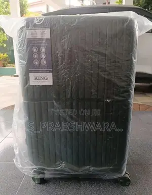 american_tourister Travel King 40KG PP Unbreakable Trolley Bag 4 Wheel