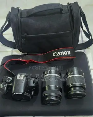 Canon EOS 450D Dslr Camera + 18-55mm With 75-300mm Lenses