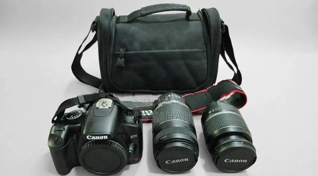 Canon EOS 450D Dslr Camera + 18-55mm With 75-300mm Lenses