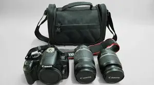Canon EOS 450D Dslr Camera + 18-55mm With 75-300mm Lenses