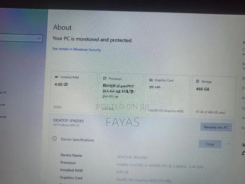 HP i3 Laptop