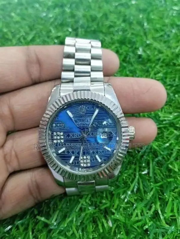 Rolex Silver Color Hand Watch