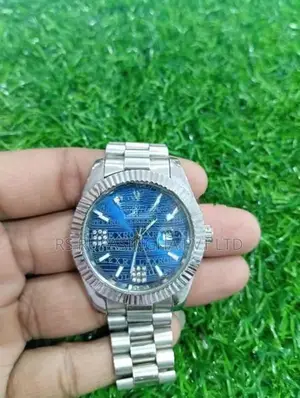 Rolex Silver Color Hand Watch