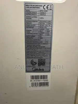 Midea 1Ton Portable Air Conditioner with Heater