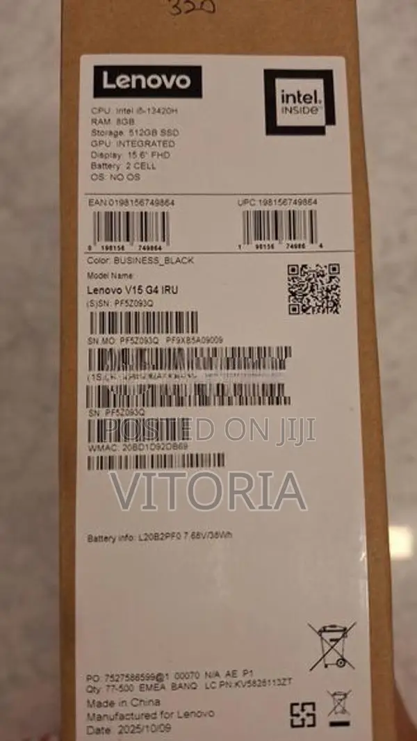 Lenovo V15 G4 IRU | Core i5-13420H 8GB 512GB SSD Brand New
