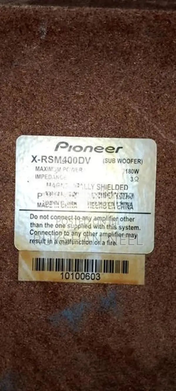 Pioneer Subwoof Speak