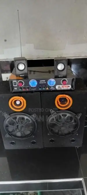 Innovex අගල් 6 ස්පීකර බෆල් 2යි වොට් 200 ඈම්ප් එකයි