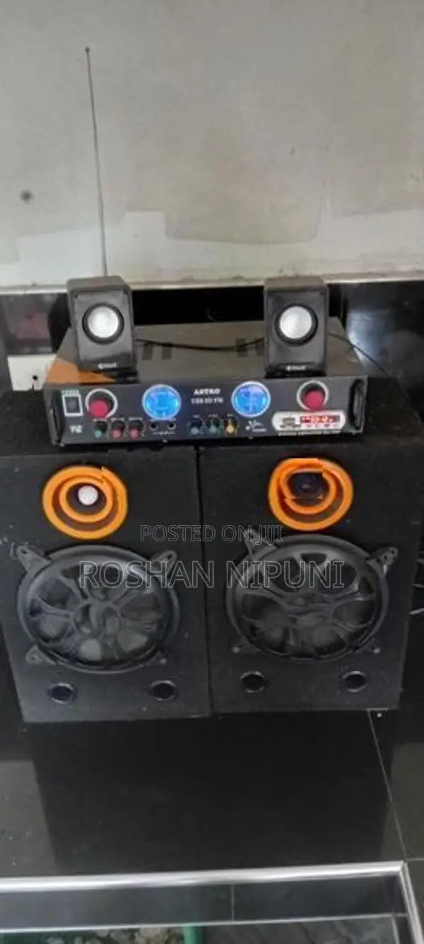 Innovex අගල් 6 ස්පීකර බෆල් 2යි වොට් 200 ඈම්ප් එකයි