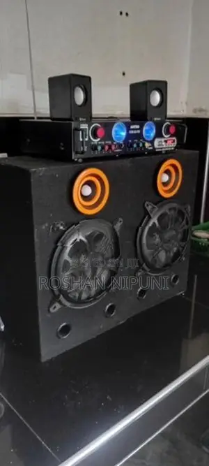 Innovex අගල් 6 ස්පීකර බෆල් 2යි වොට් 200 ඈම්ප් එකයි