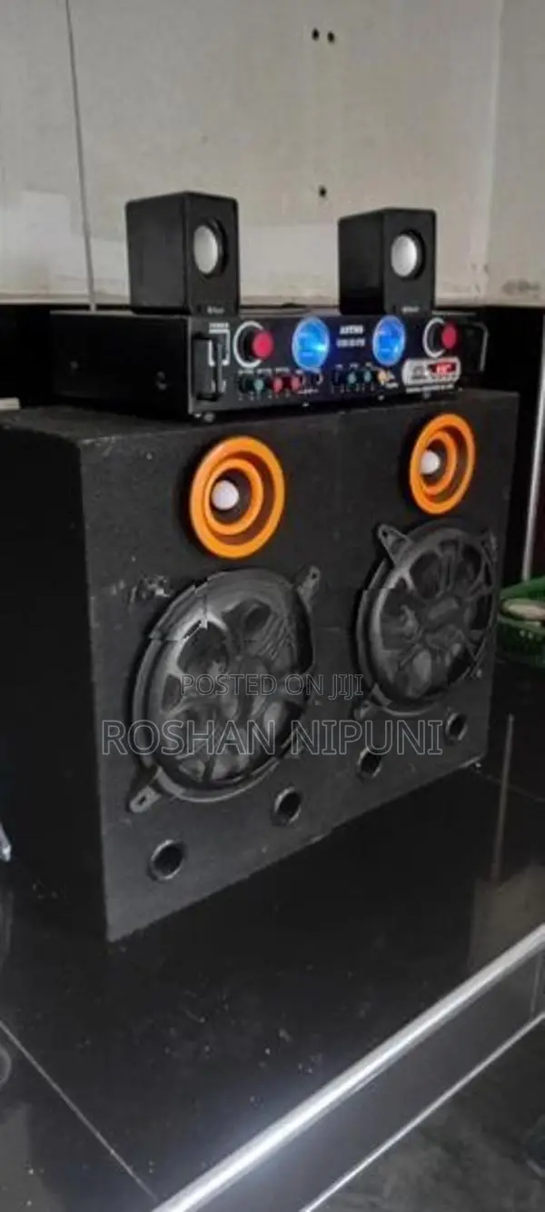 Innovex අගල් 6 ස්පීකර බෆල් 2යි වොට් 200 ඈම්ප් එකයි