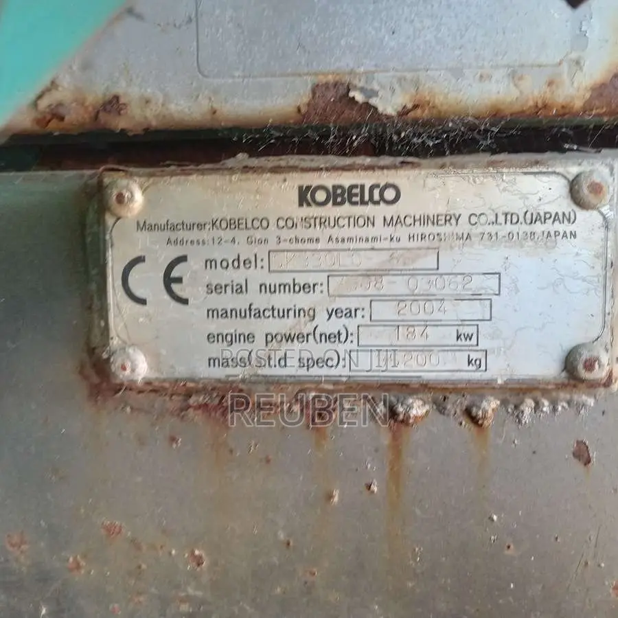 Kobelco Excavator 2004 Heavy-Duty (Used)