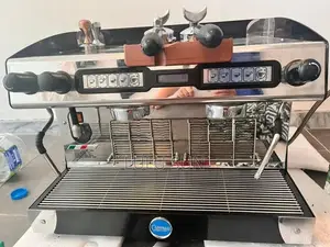 Used 2 Group Italy Coffee Machine Carimali With Grinder