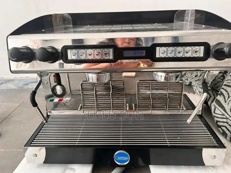 Used 2 Group Italy Coffee Machine Carimali With Grinder