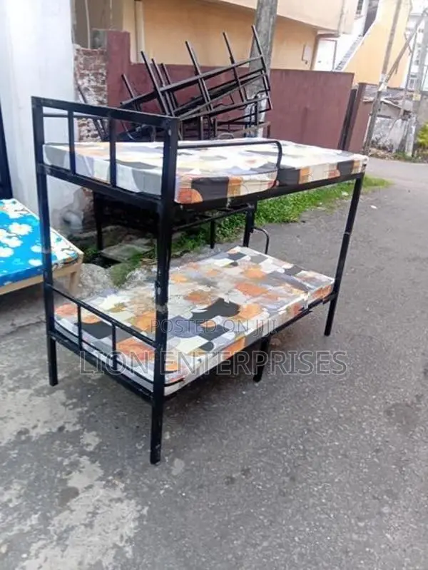 Steel Bunk Bed with 2 Mattress