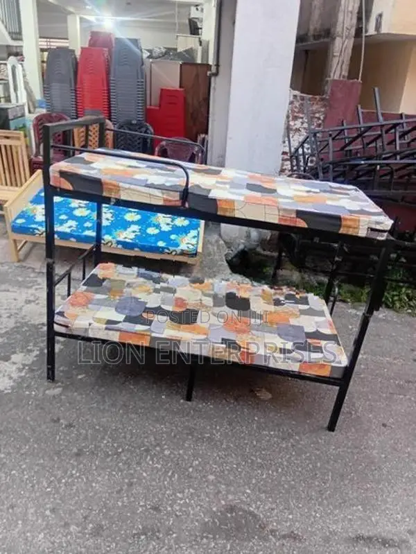 Steel Bunk Bed with 2 Mattress