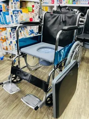 Wheelchair Powder Corted Black Edition With Safety Belt Wheel Chair