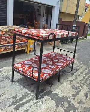 Bunk Bed with 2 Single Layer Mattress