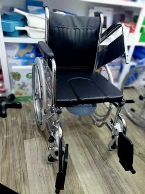 Commode Wheelchair Arm Decline Folding