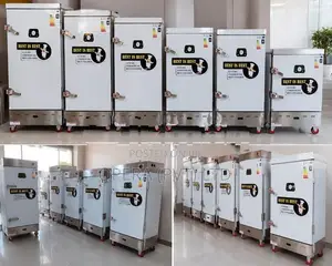 Gas rice steamer 12 trays