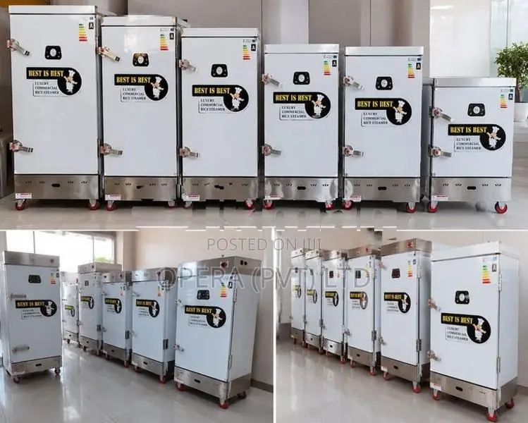 Gas rice steamer 12 trays