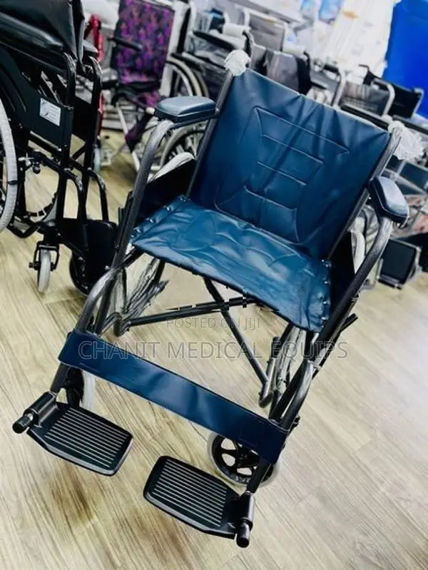 Wheelchair Powder Corted Black Safety Belt (Does Not Rust) මළ නොබැදේ