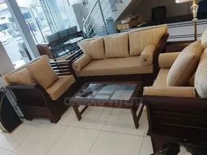 COMFORTABLE SOFA SET WITH STOOL