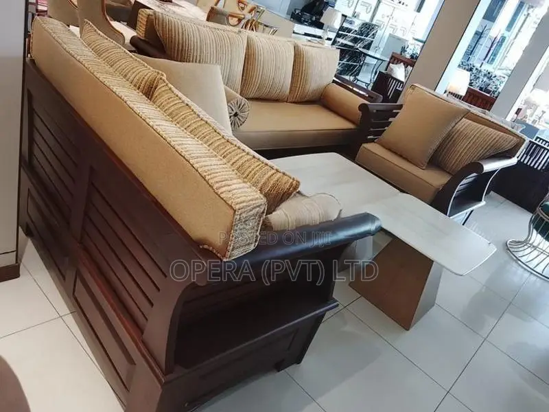 COMFORTABLE SOFA SET WITH STOOL
