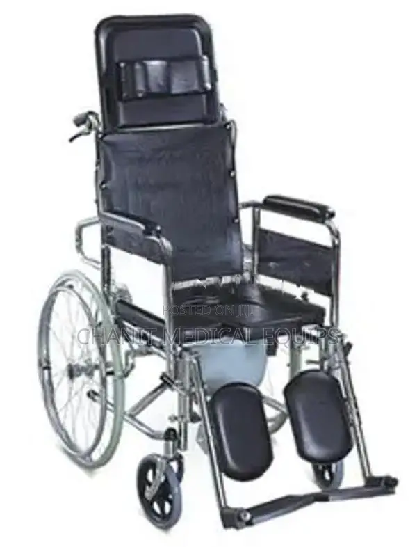 Full Option Commode Wheelchair Reclining Wheel Chair