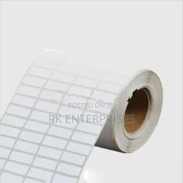 Thermal Transfer 24MM X 12MM 4 Ups 2000 Pcs Barcode Sticker Roll