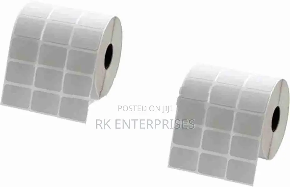 Thermal Transfer 34MM X 25MM 3UPS 6000 Pcs Barcode Sticker Roll