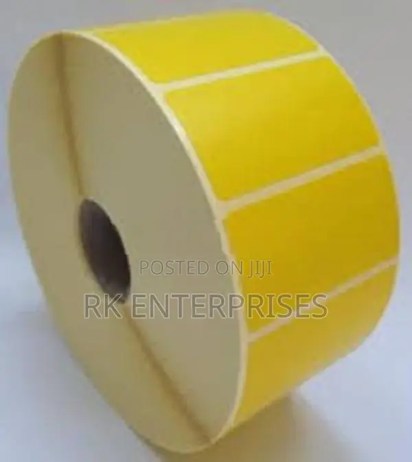 Thermal Transfer 50MM X 2UPS 2000 Yellow Pe Pcs Sticker Roll