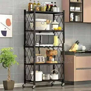 5 Layer Foldable Kitchen Storage Rack