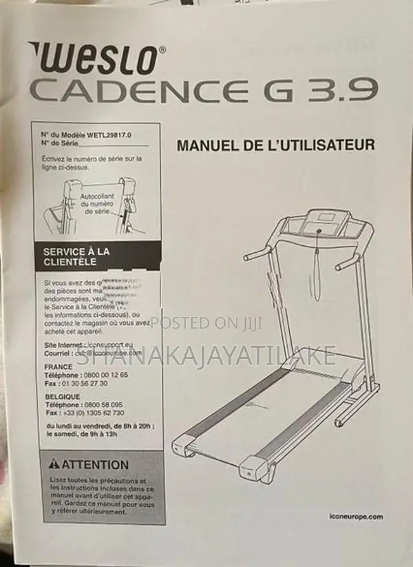 Weslo USA Cadence G 3.9 Treadmill