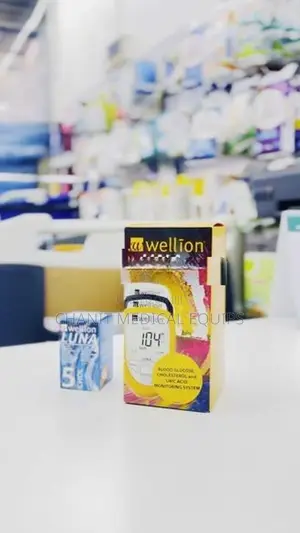 Cholesterol + Uric Acid Sugar Wellion 3-in-1 Monitoring System