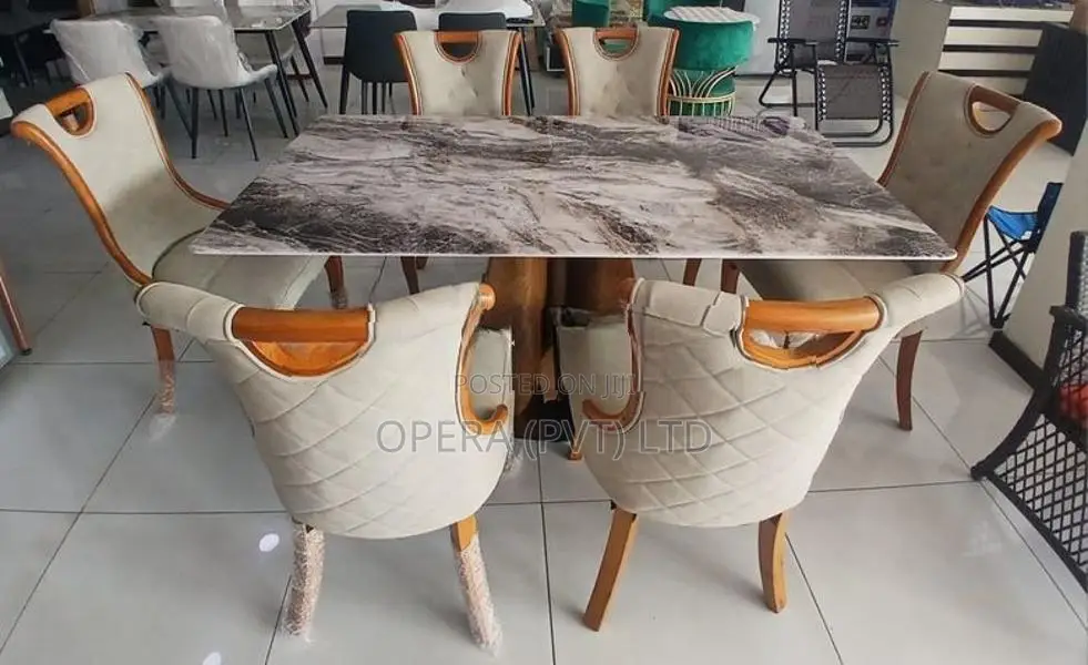 Luxury Brand New Granite Dining Set