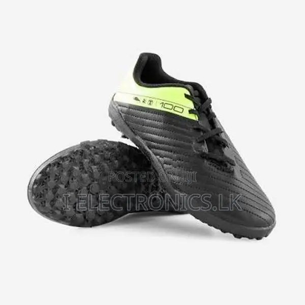 Kids Hard Ground Football Boots - Agility 100, Black Size -36