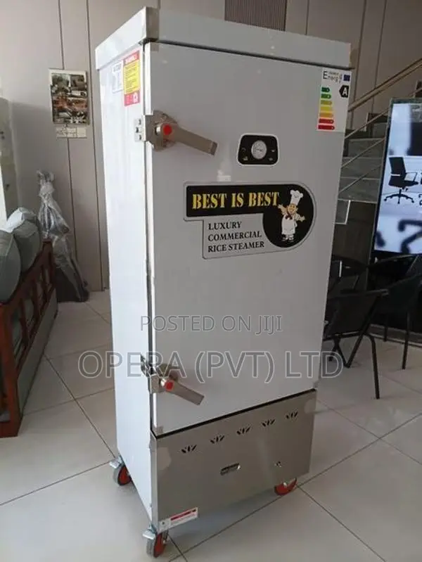 Gas Rice Steamer – 12-Tray / 42KG