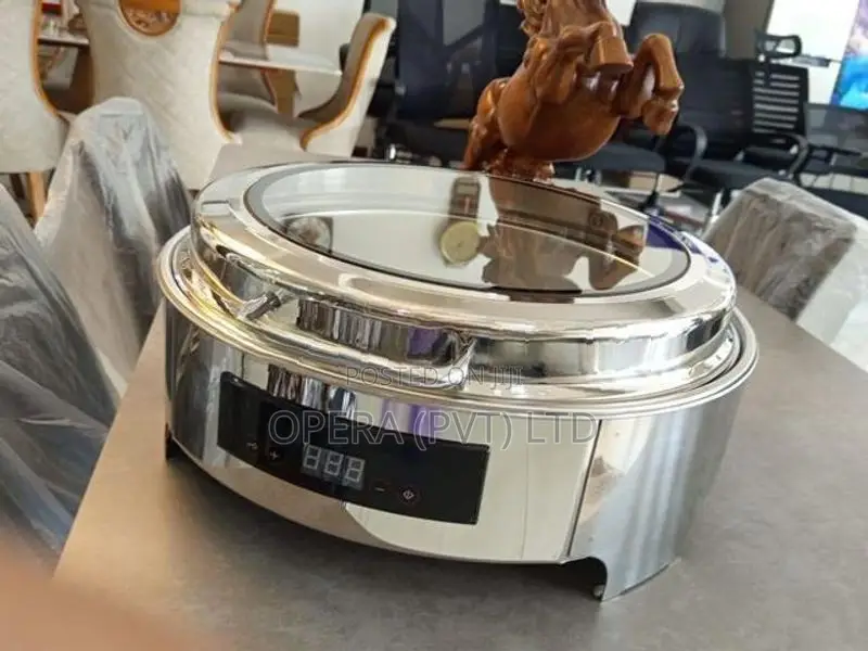 Round Chafing Dish -electric