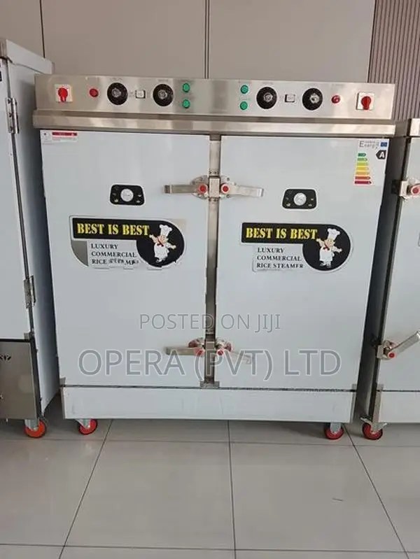 කොමර්ෂල් කිචන් එකකට හොඳම තේරීම — 24 TRAY ELECTRIC RICE STEAMER!