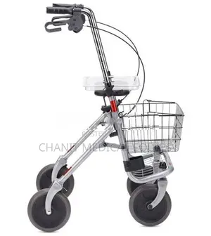Walker (Germany) + FREE Walking Stick B&B SENIO Premium Rollator