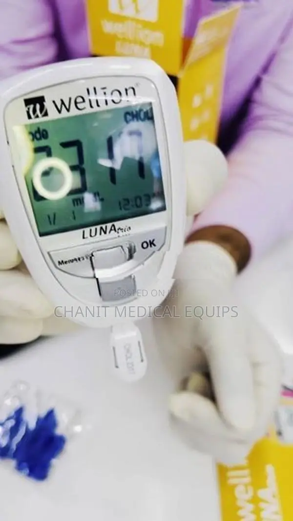 Cholesterol + Uric Acid Sugar Wellion 3-in-1 Monitoring System