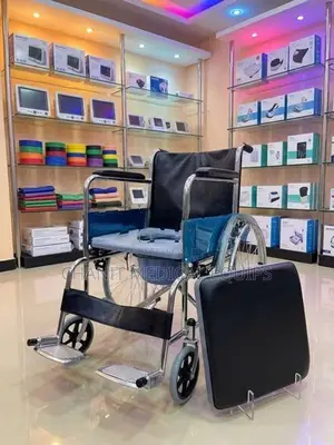Commode Wheelchair Fiber Seat With Cushion