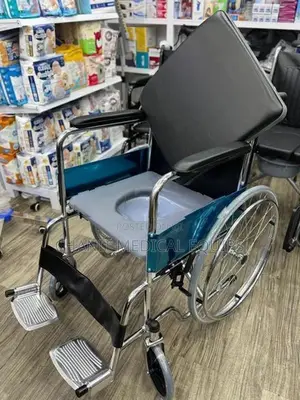Commode Wheelchair Fiber Seat With Cushion