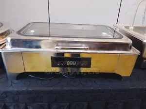 Electric Chafing Dish with Temperature Display
