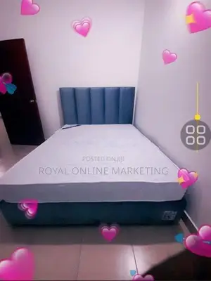 single divan bed with spring mattress (G-20)