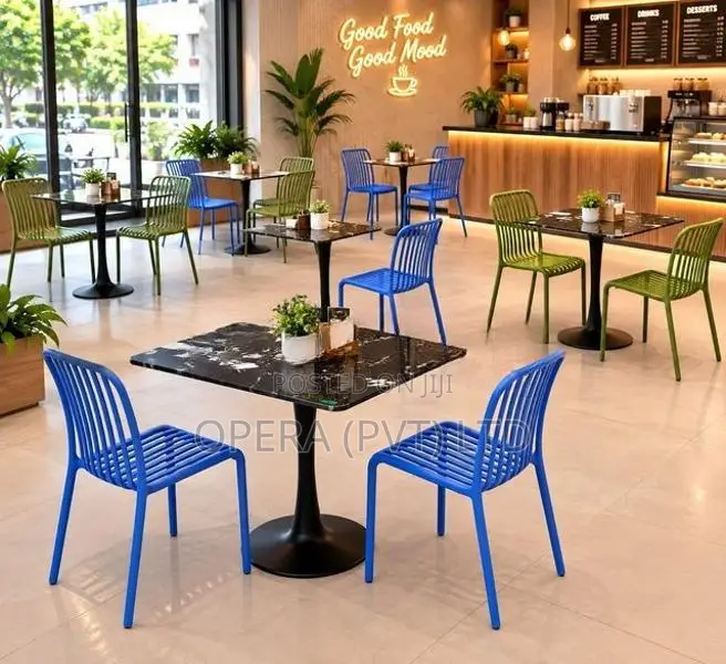 Premium cafe table & 2 chair set